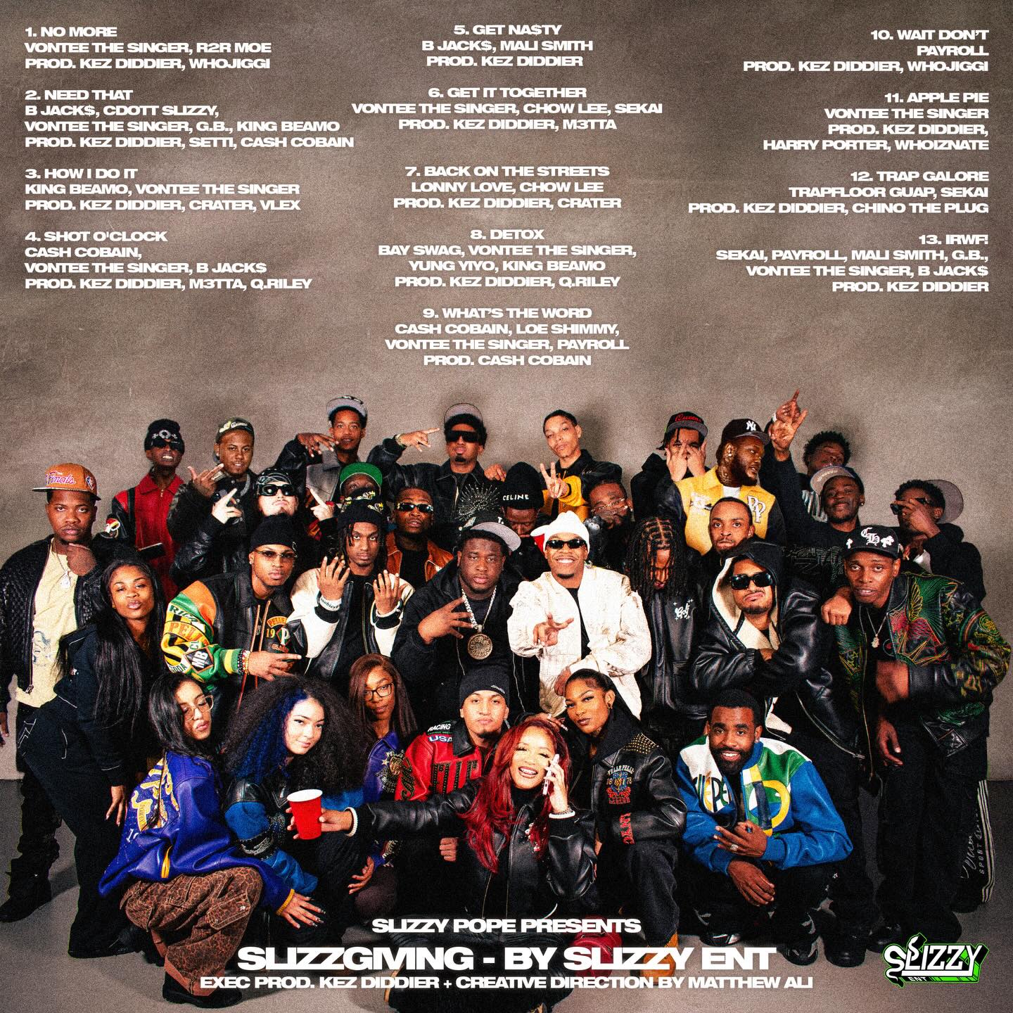 Cash Cobain Party with Slizzy Tour Poster 2026